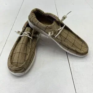 【paperplanes】★MOODA★MEN'S SHOE BENON STRING AnnNai | Shoes | Annnai Tan Black Plaid Slipon Shoes Elastic